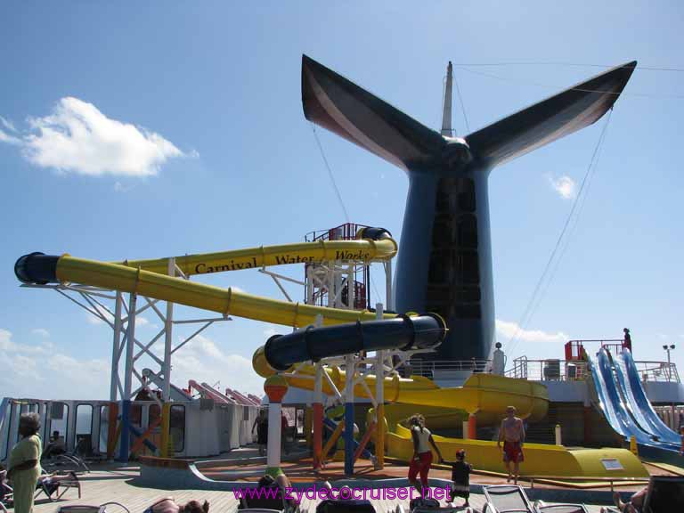 033: Carnival Fantasy, John Heald's Blogger's Cruise 2, Fun Day at Sea, Waterworks