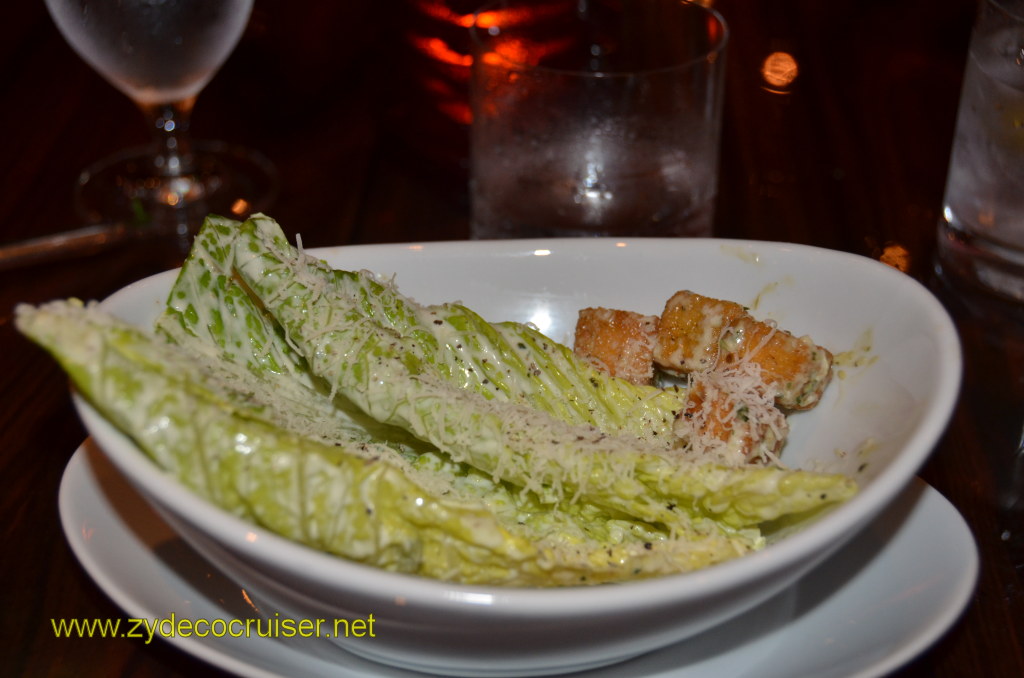 Carnival Magic, Prime Steakhouse, Caesar Salad, hold the anchovies