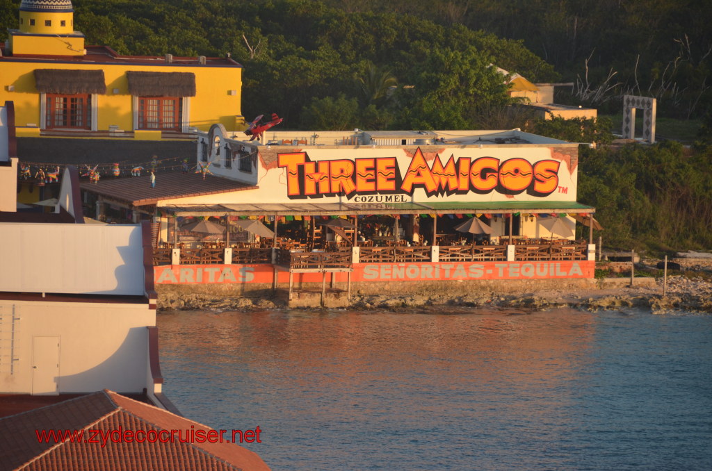 297: Carnival Magic, BC5, John Heald's Bloggers Cruise 5, Cozumel, Puerta Maya, Three Amigos, 