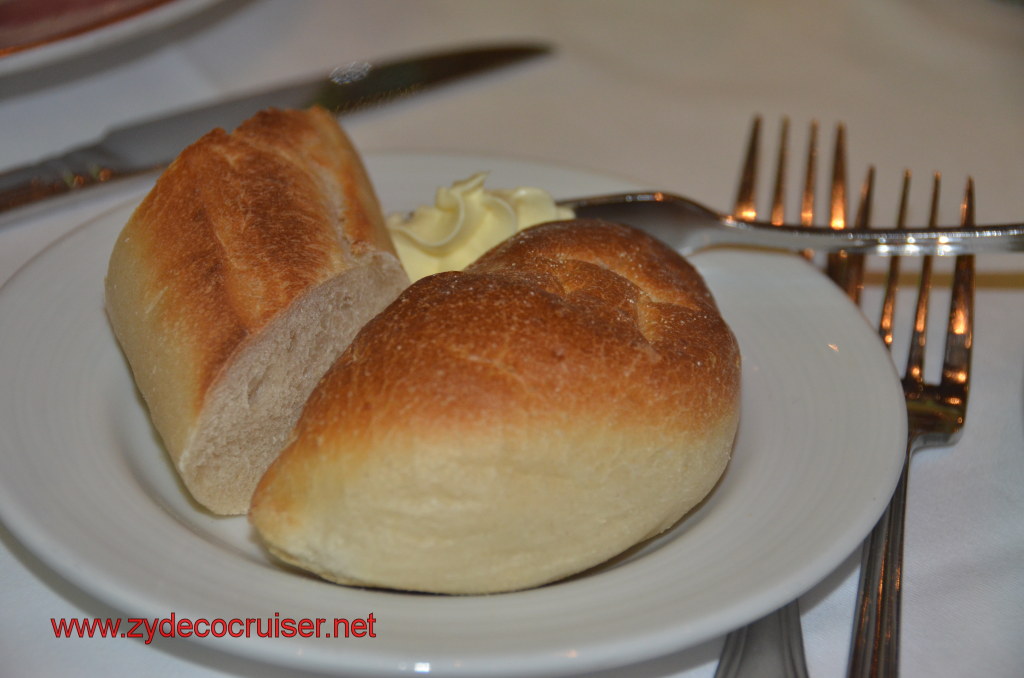 300: Carnival Magic, BC5, John Heald's Bloggers Cruise 5, Cozumel, MDR Dinner, Baguette and Roll, 