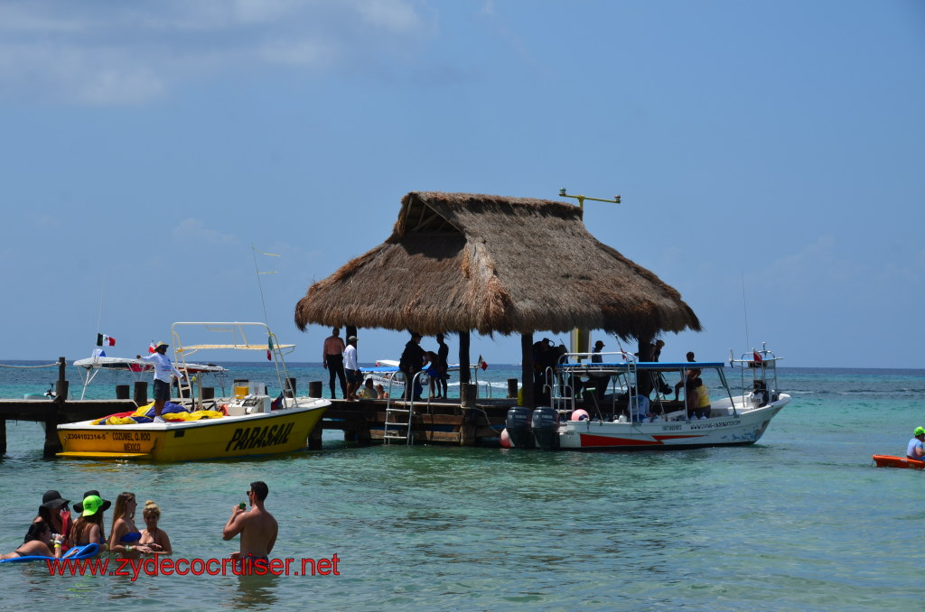 055: Carnival Magic, BC5, John Heald's Bloggers Cruise 5, Cozumel, Island Taxi Tour, Paradise Beach, 