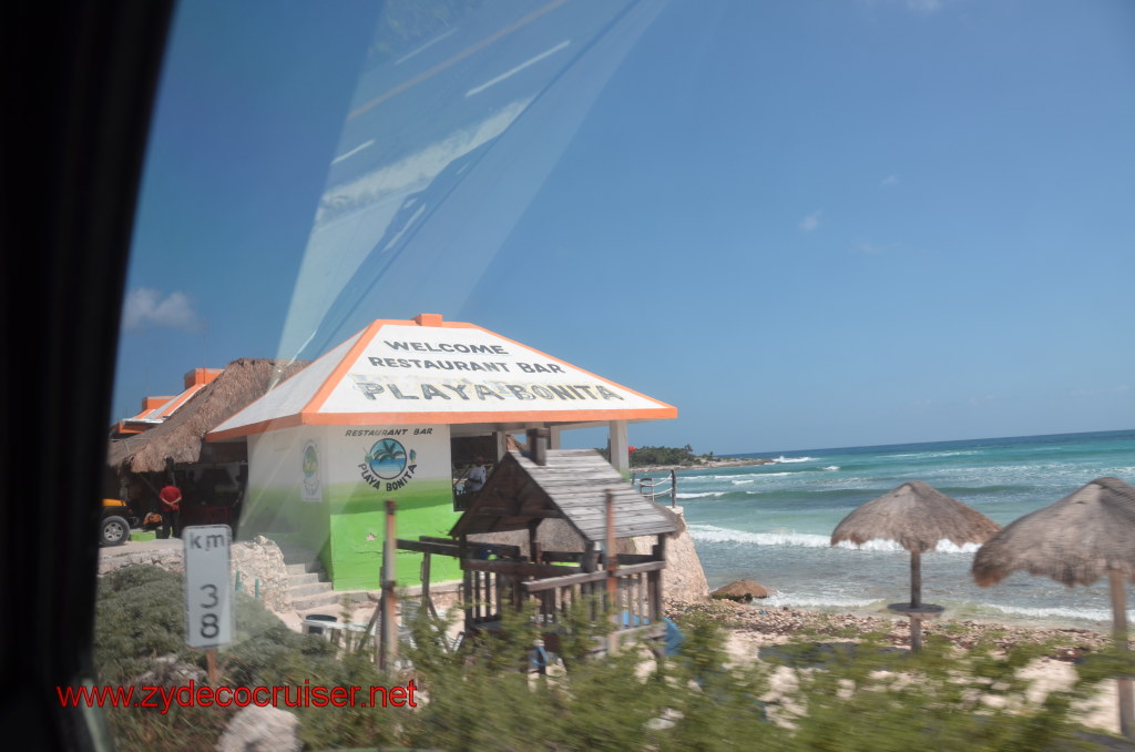 180: Carnival Magic, BC5, John Heald's Bloggers Cruise 5, Cozumel, Island Taxi Tour, Playa Bonito, 