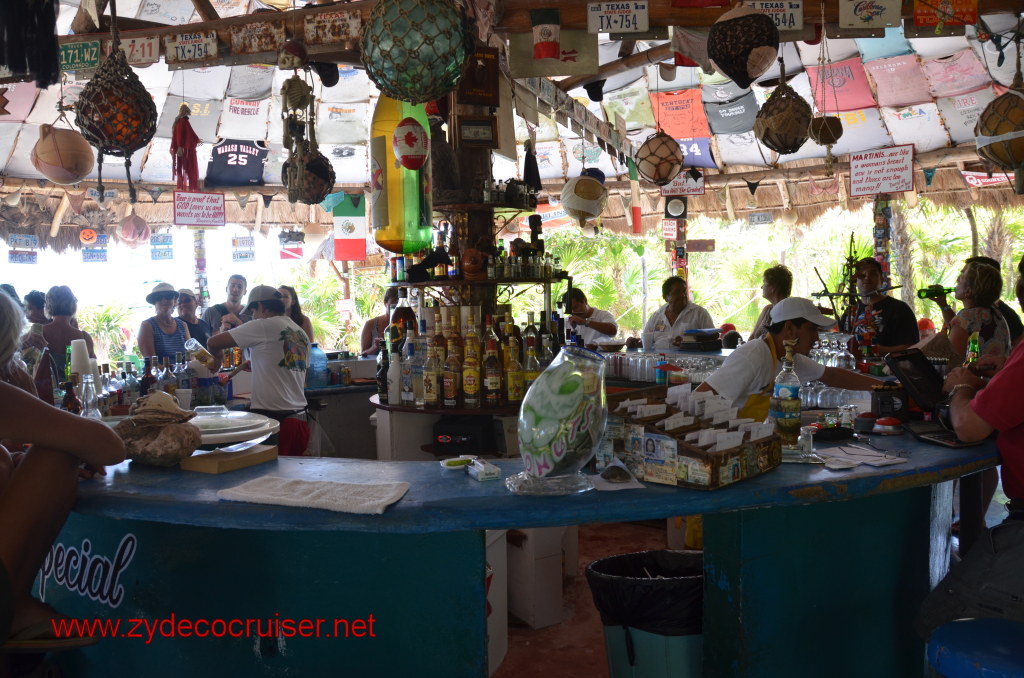 194: Carnival Magic, BC5, John Heald's Bloggers Cruise 5, Cozumel, Island Taxi Tour, Coconuts, 