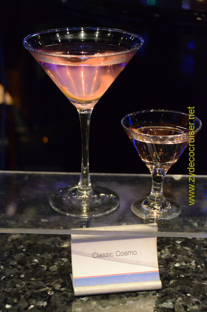 Carnival Cruise, Master The Martini, Mini Martini Tasting, Classic Cosmo