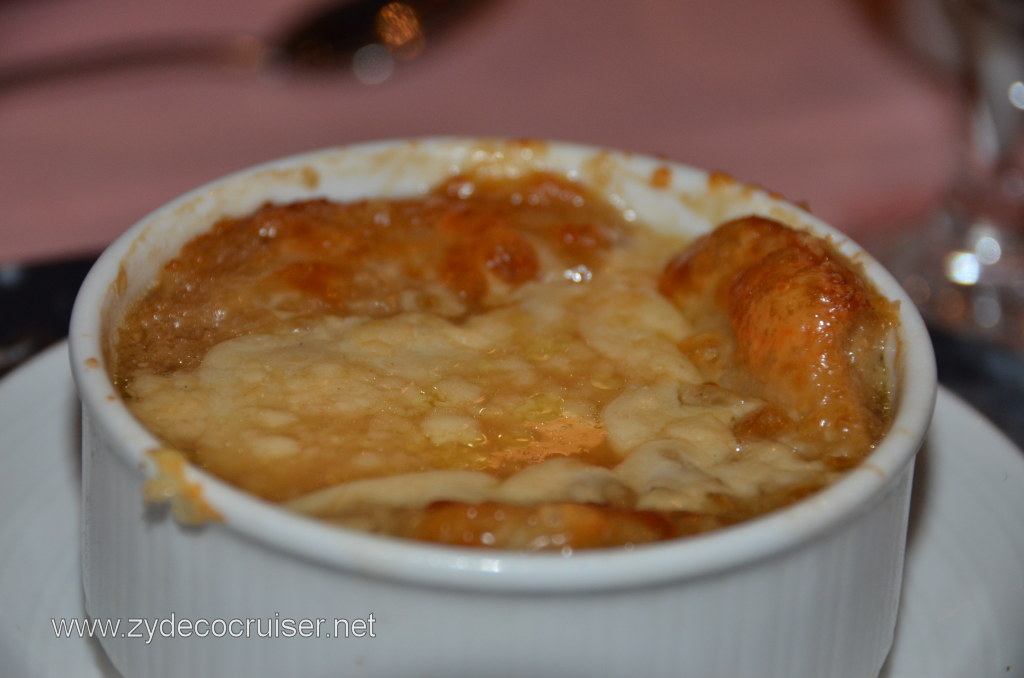 Carnival Conquest French Onion Soup