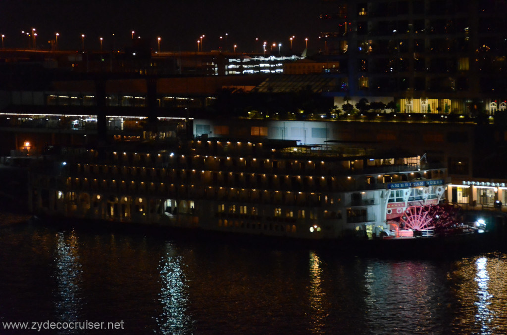 144: Carnival Conquest, New Orleans, Embarkation, American Queen Steamboat, 
