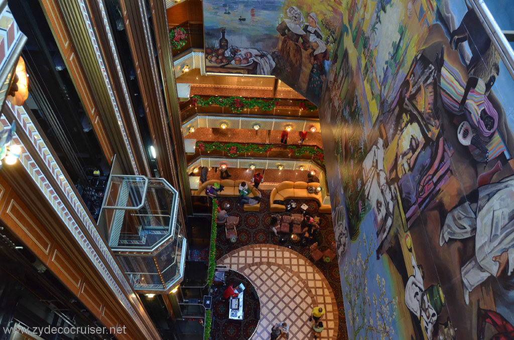 077: Carnival Conquest, New Orleans, Embarkation, Atrium, 