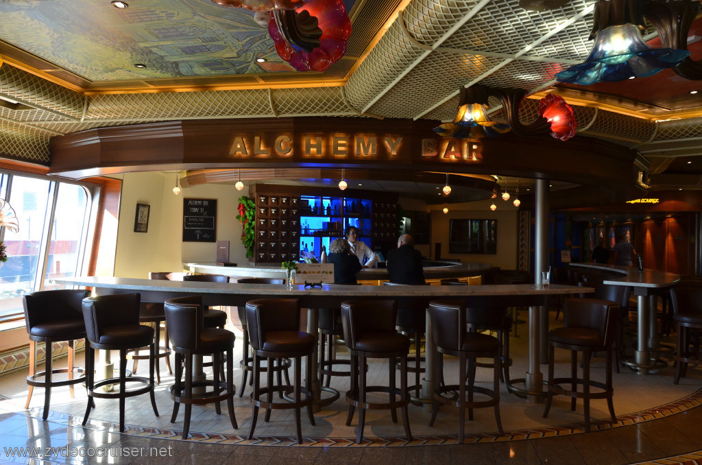 091: Carnival Conquest, New Orleans, Embarkation, Alchemy Bar, 