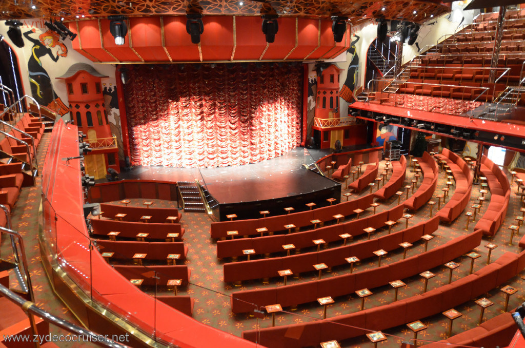 114: Carnival Conquest, New Orleans, Embarkation, Toulouse Lautrec Theatre, 