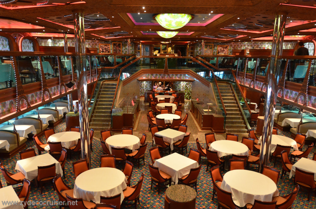 119: Carnival Conquest, New Orleans, Embarkation, Renoir Restaurant, 