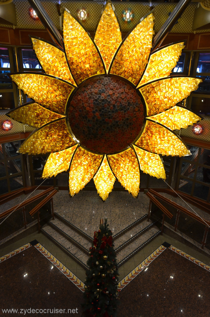 121: Carnival Conquest, New Orleans, Embarkation, Sunflower Atrium, 