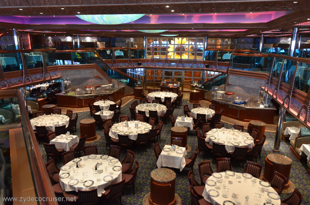 122: Carnival Conquest, New Orleans, Embarkation, Monet Dining Room, 