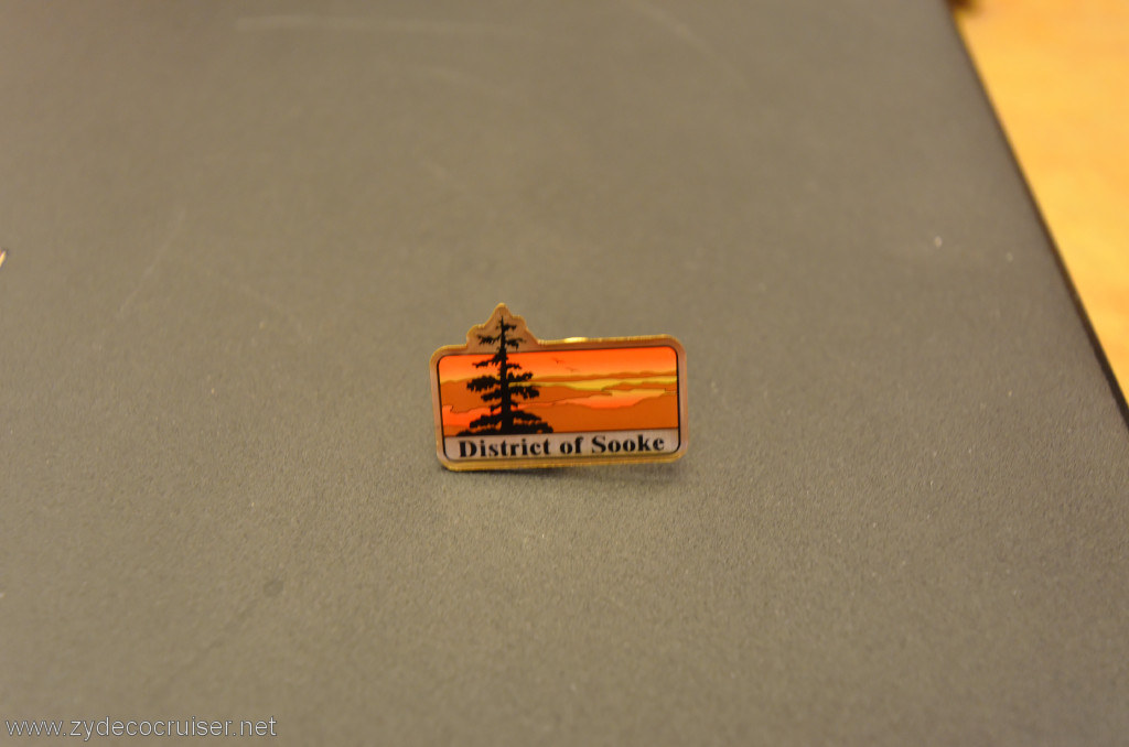 064: Carnival Conquest, Fun Day at Sea 2, District of Sooke Pin gifted to me, Thank you!