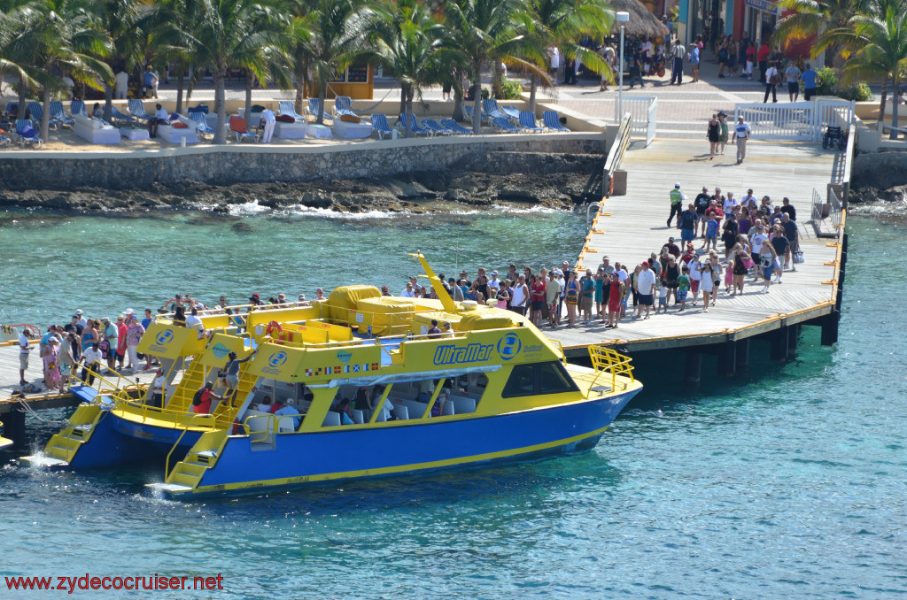 008: Carnival Conquest, Cozumel, A ferry to the mainland and a tour or two.
