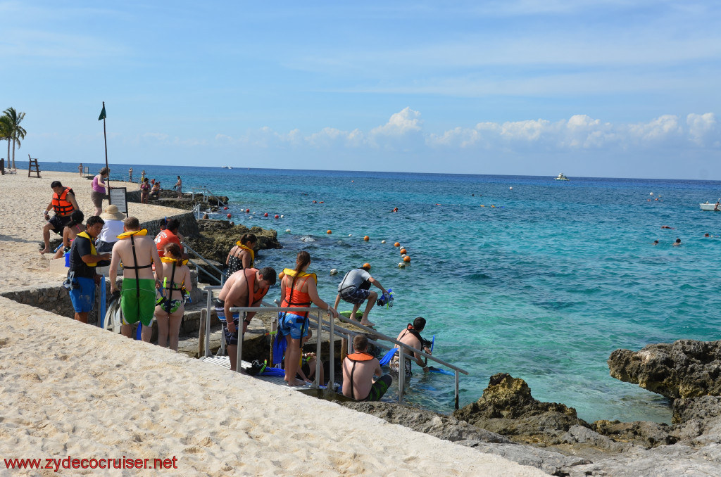 064: Carnival Conquest, Cozumel, Chankanaab, Snorkeling entrance, guided tours are available, 