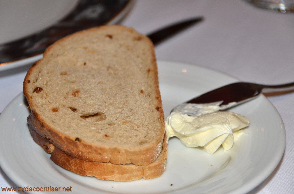 062: Carnival Conquest, Fun Day at Sea 3, MDR Dinner, Rye bread, 