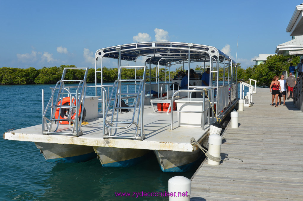 031: Carnival Conquest Cruise, Belize, Sergeant's Cay Snorkel