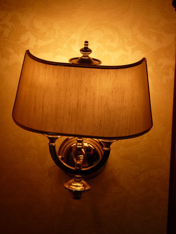 3015: Hotel dei Consoli, Rome, Italy, Our room, Lamp