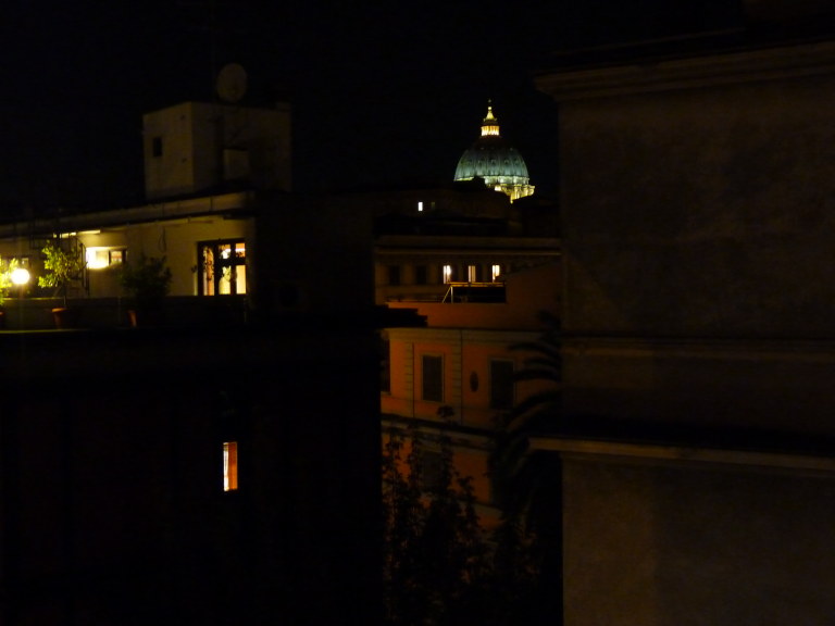 3095: Hotel dei Consoli, Rome, Italy, view from the rooftop terrace