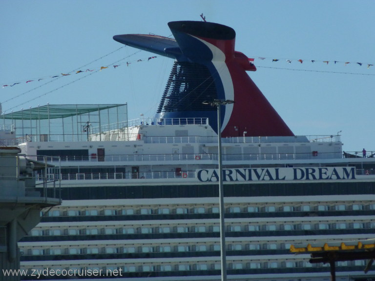 3201: Carnival Dream, Mediterranean Cruise, Civitavecchia, There she is!