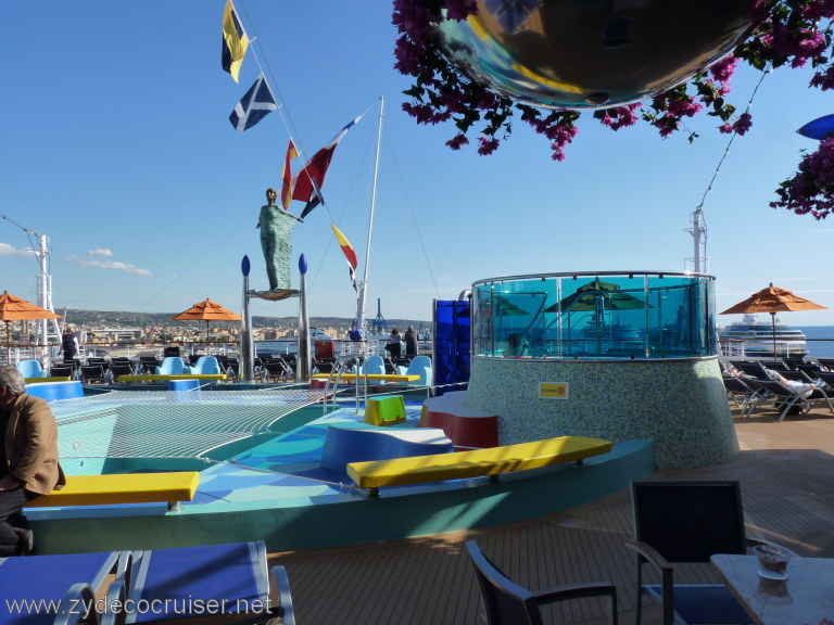 3212: Carnival Dream, Mediterranean Cruise, Civitavecchia, Sunset Pool area