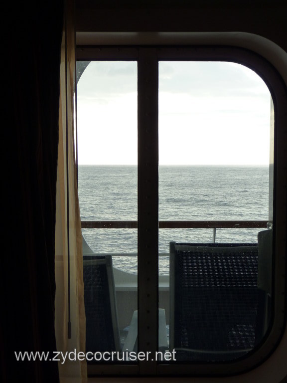 3698: Carnival Dream - View out Cove Window
