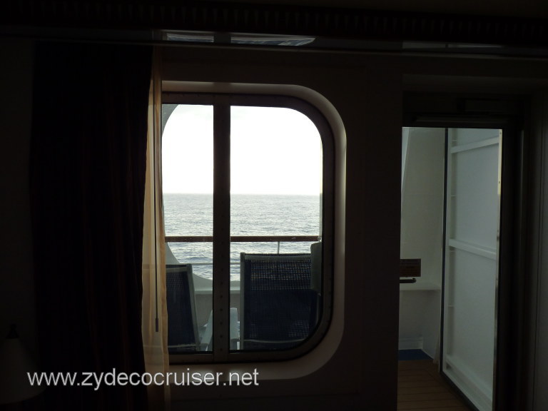 3699: Carnival Dream - View out Cove Window and Door