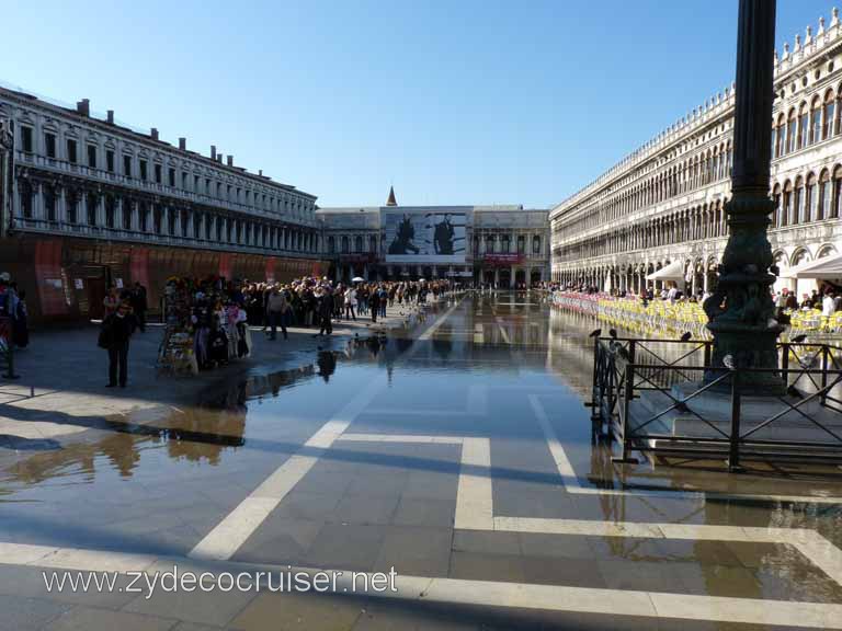 4527: Carnival Dream - Venice, Italy - St Mark's Square during Acqua Alta