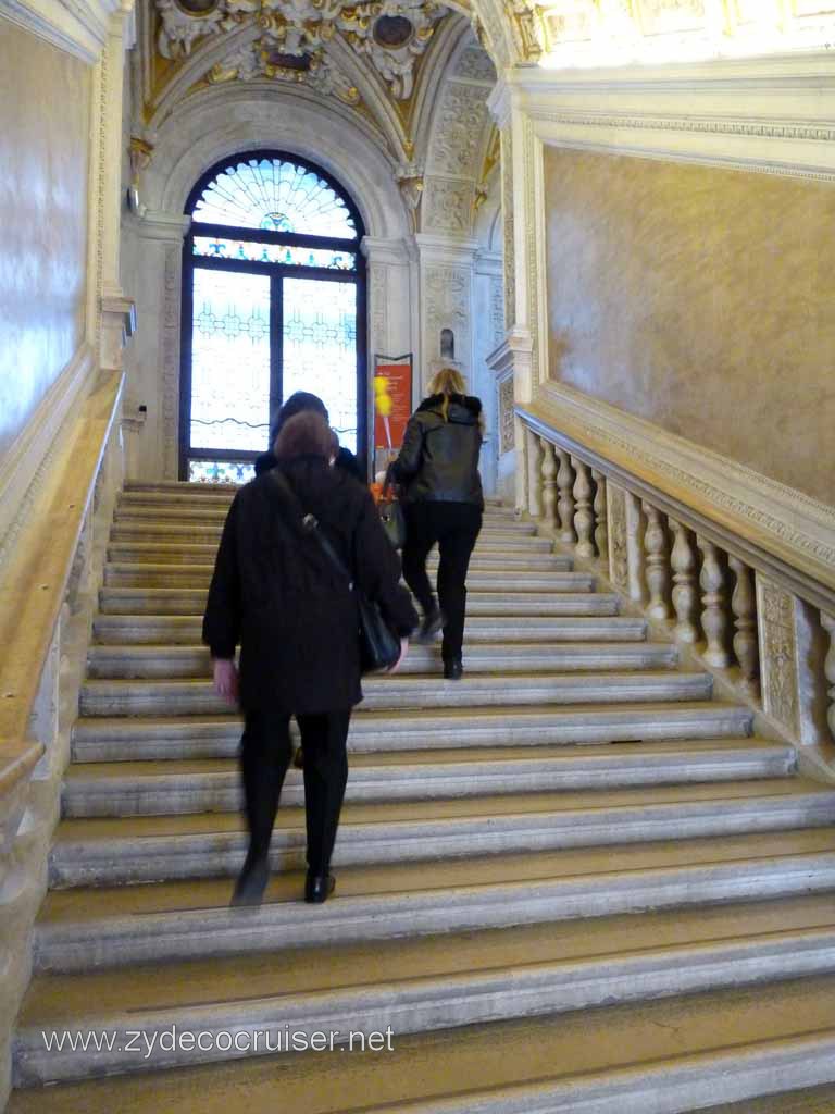 4566: Carnival Dream - Venice, Italy - inside Doge's Palace - Golden Staircase - Scala d'oro