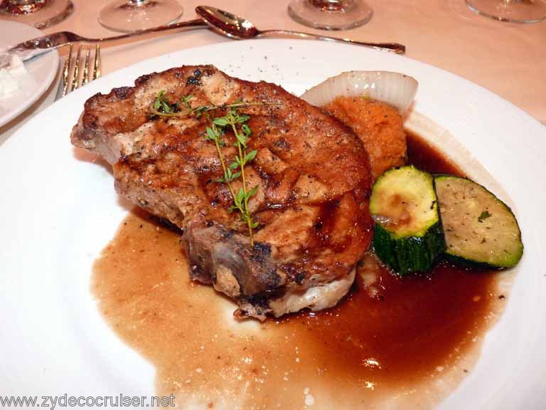 5829: Carnival Dream, Monte Carlo, Monaco - Grilled, Marinated Center Cut Pork Chop