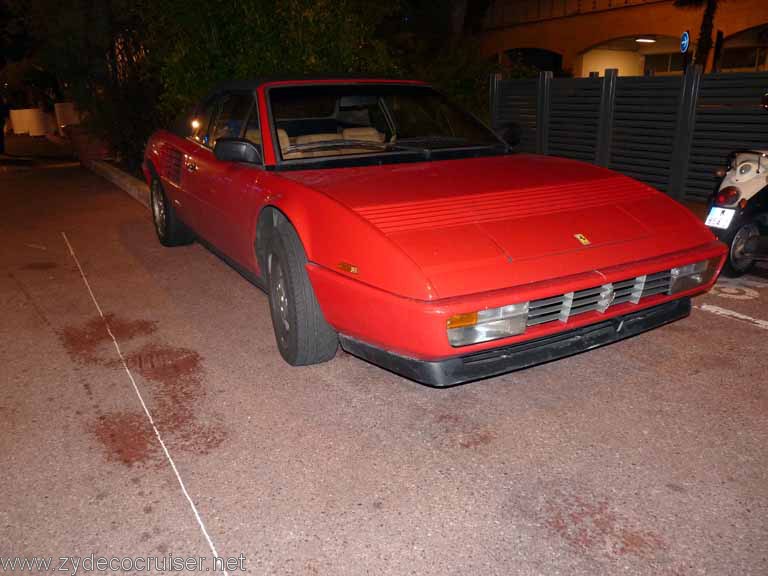 5847: Carnival Dream, Monte Carlo, Monaco - Red Ferrari 