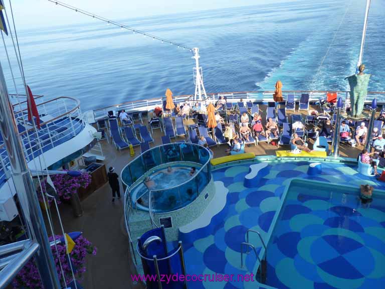 0116: Carnival Dream, Transatlantic Cruise - Sea Day 1 - Sunset Pool and Spa