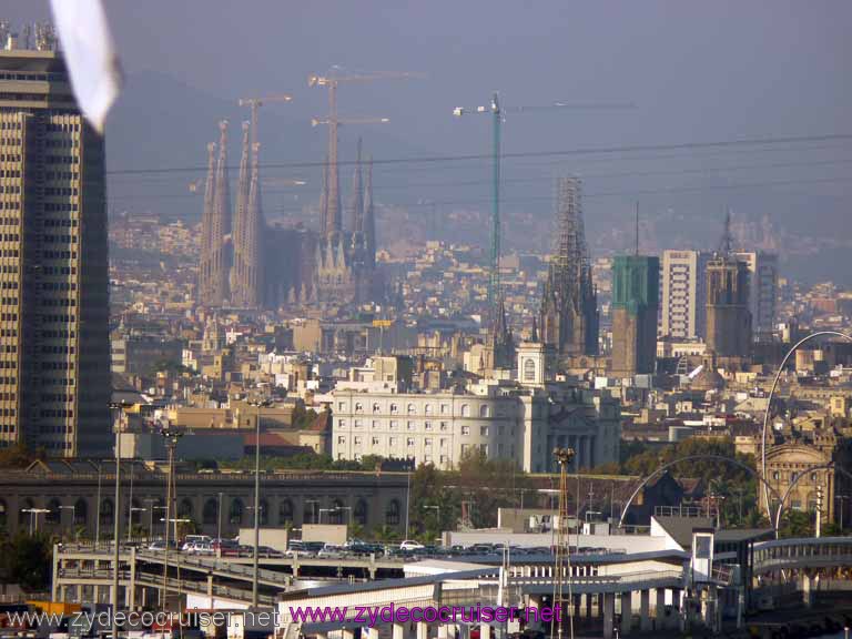 0406: Carnival Dream, Barcelona - in distance, Sagrada Familia