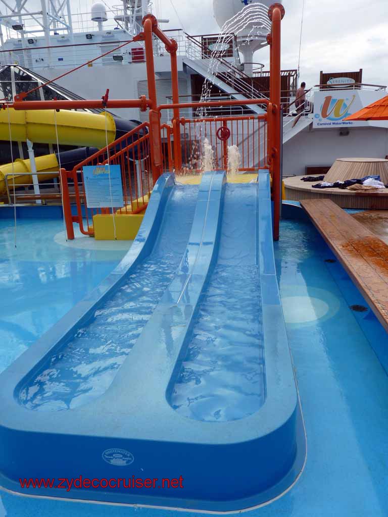 2083: Carnival Dream, Transatlantic Cruise, Kiddie Water Slides