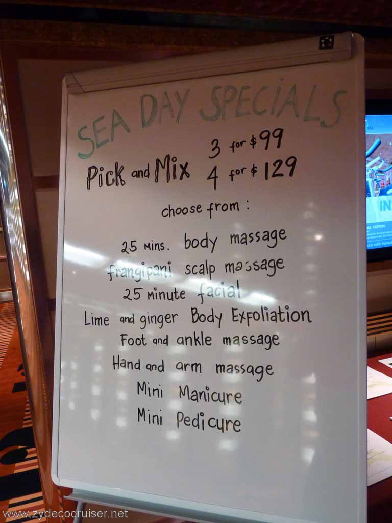 Carnival Dream Cloud 9 Spa Special