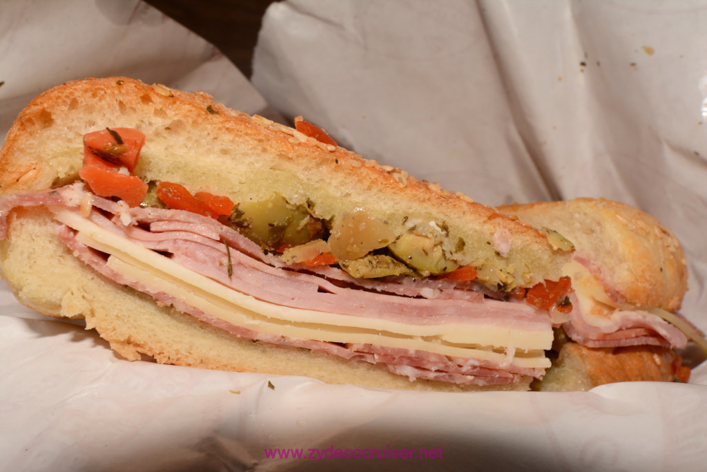 003: Carnival Dream Post-Cruise New Orleans, 1/4 Central Grocery Muffuletta