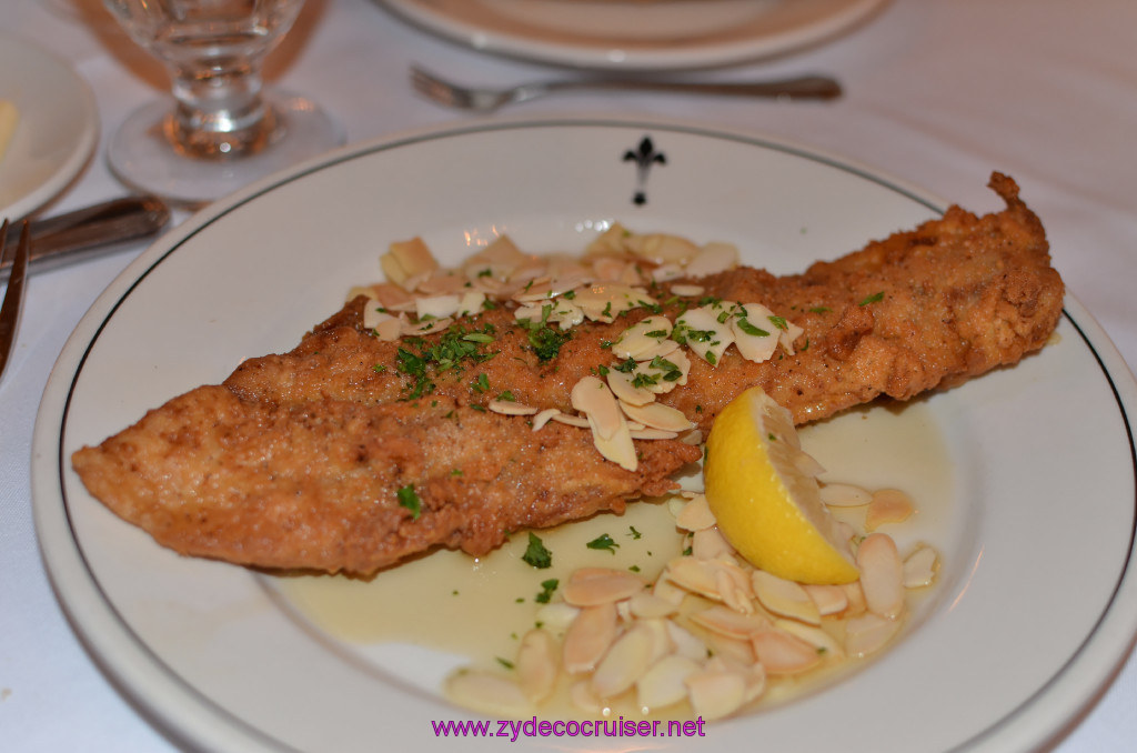 013: Galatoire's Bistro, Baton Rouge, LA, Gulf Fish Meuniere Amandine (tonight was Redfish)