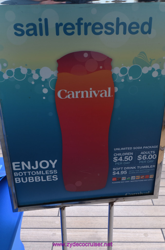 067: Carnival Elation, New Orleans, Embarkation, Bottomless Bubbles, 