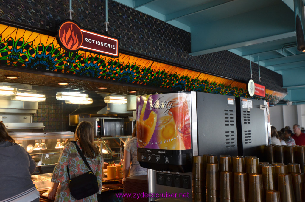 077: Carnival Elation, New Orleans, Embarkation, Rotisserie, 