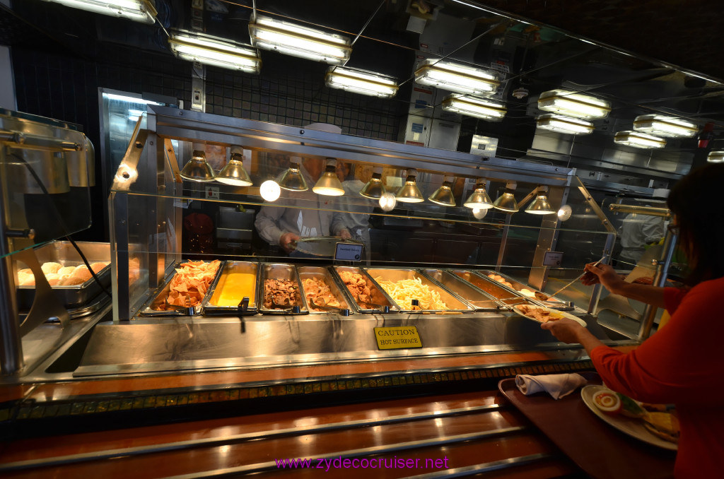080: Carnival Elation, New Orleans, Embarkation, Off the Grill, 