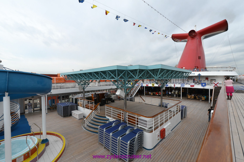 150: Carnival Elation, New Orleans, Embarkation, Lido Stage, 