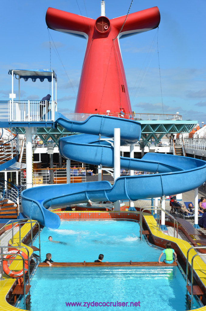 057: Carnival Elation, Fun Day at Sea 1, Main Pool, Water Slide, 
