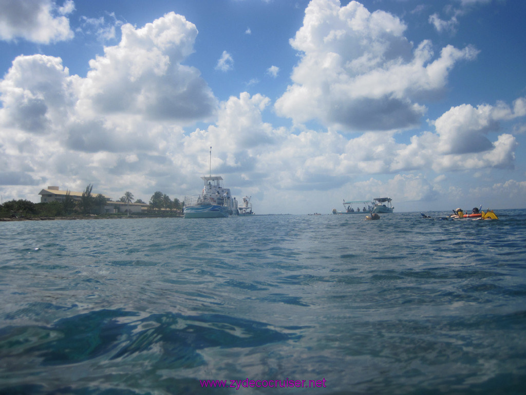 060: Carnival Elation Cruise, Cozumel, Two Reef Snorkeling by Boat, 