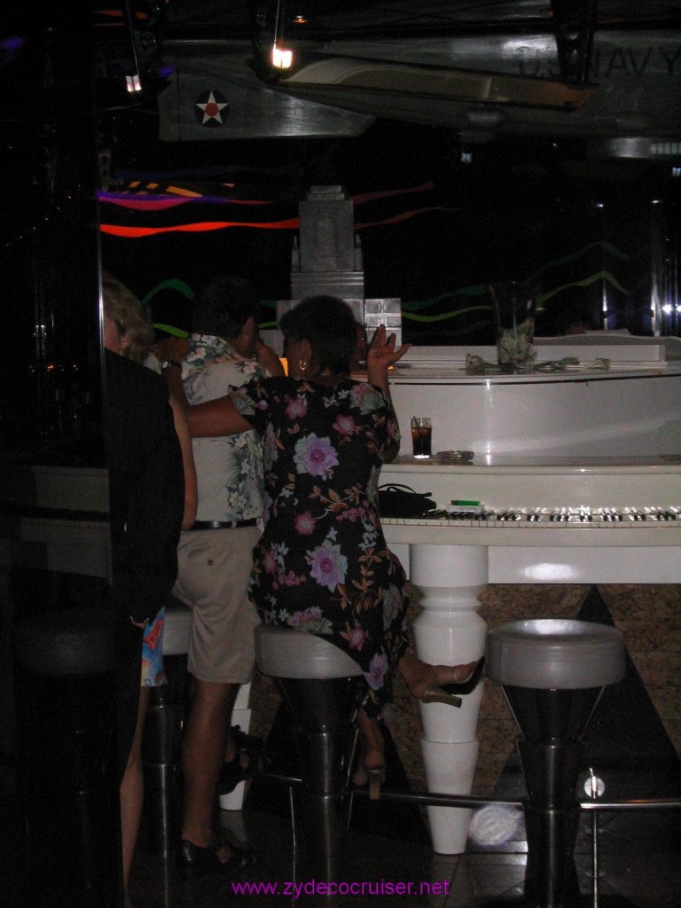 307: Carnival Elation 2004 Cruise, Piano Bar, 