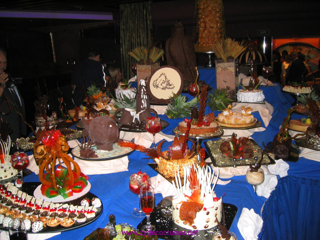 317: Carnival Elation 2004 Cruise, Grand Gala Buffet, 