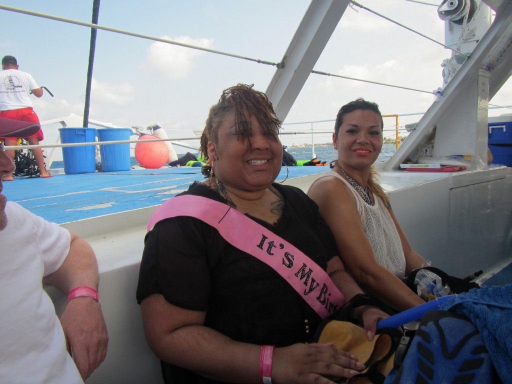 003: Carnival Elation Cruise, Cozumel, Deluxe Beach Catamaran Sail and Snorkel,