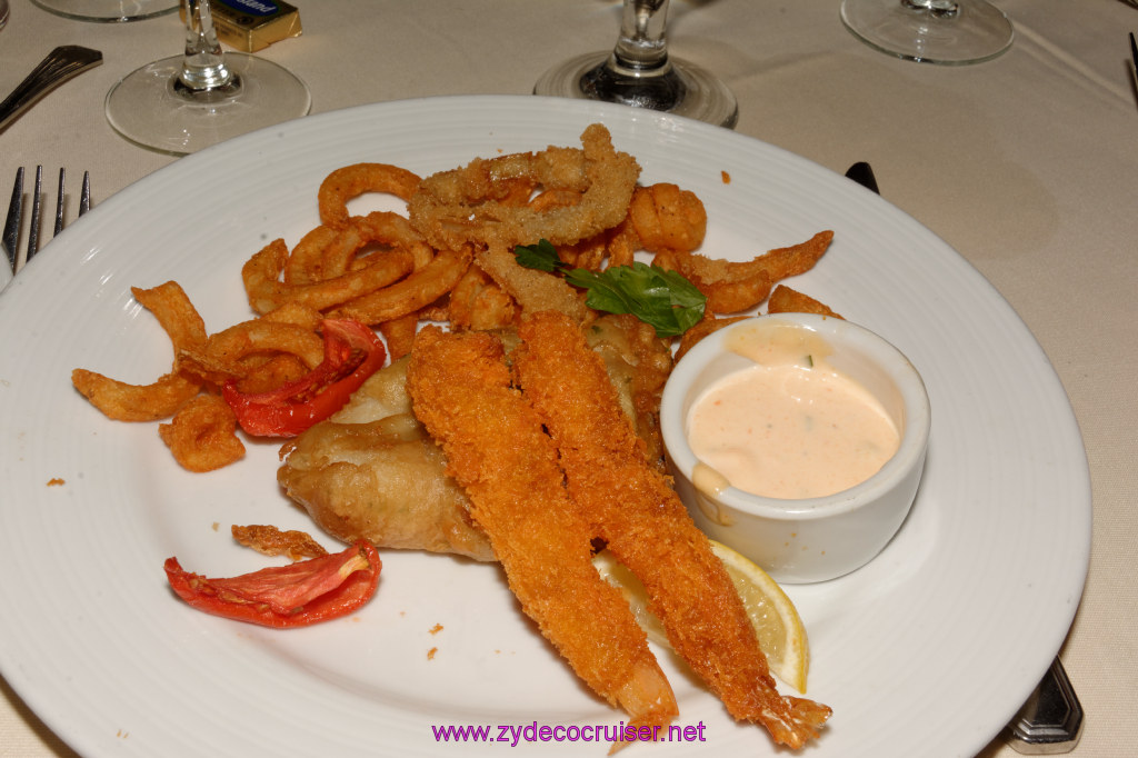 Beer Batter Fried Fish Filet and Panko Crusted Shrimp