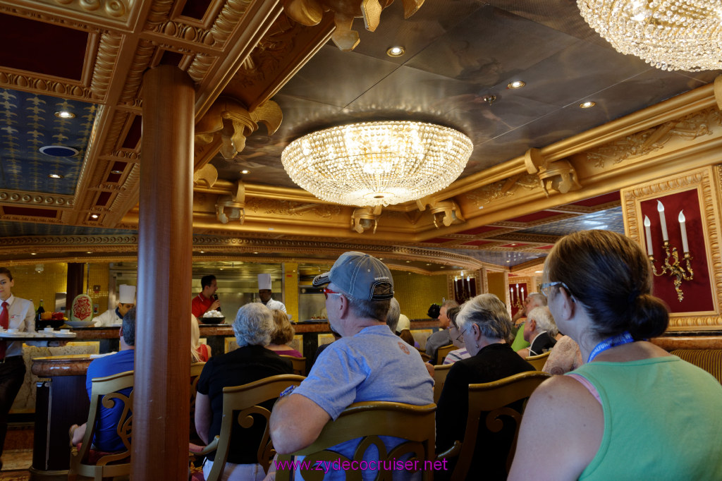 038:Carnival Freedom Reposition Cruise, Sea Day 3, Sun King Steakhouse Cooking Demonstration