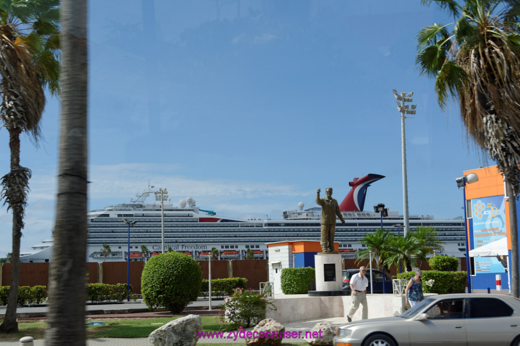064: Carnival Freedom Reposition Cruise, Curacao, Private tour arranged with Petertrips