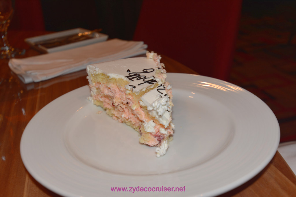 517: Carnival Horizon Transatlantic Cruise, Malaga, MDR Dinner, Birthday Cake